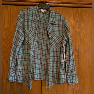 ANA plaid shirt size XL